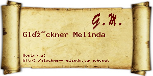 Glöckner Melinda névjegykártya