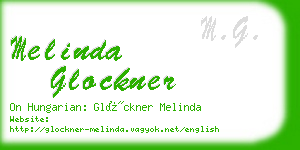 melinda glockner business card